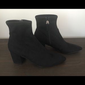 Steve Madden Blair Black Booties 8.5